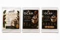 Pack de degustación de café Geisha de GrupoBerith, trilogía drip gourmet y premium en fondo blanco.