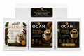 Paquete de 12 cápsulas de café OCAH-Geisha de GrupoBerith, ideal para oficina, con estilo elegante y diseño compacto sobre fondo blanco.